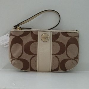 Final Sale NWT Large Coach Wristlet